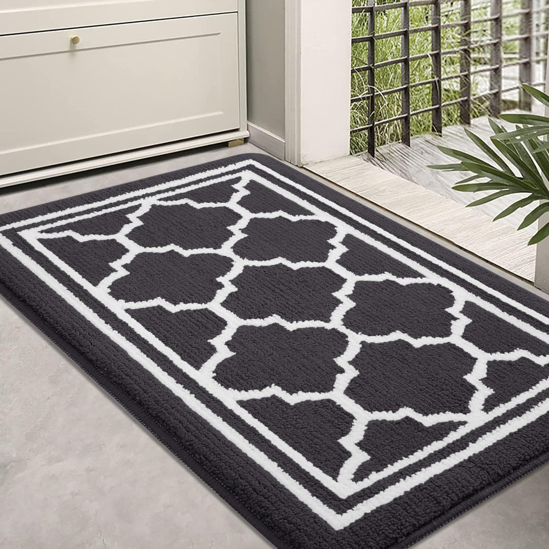 Washable Door Mats Indoor,Non-Slip Low Profile Doormat,80 Cm