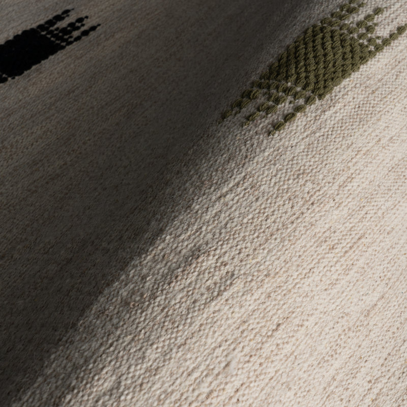 Tapis tissé à la main Carmeon Hamilton, Rectangle 4pi x 6 pi