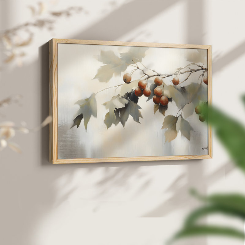 Art de Noël - DCCDXCVI - Reproduction encadrée - Restickable, H 8 po x l 10 po, Naturel