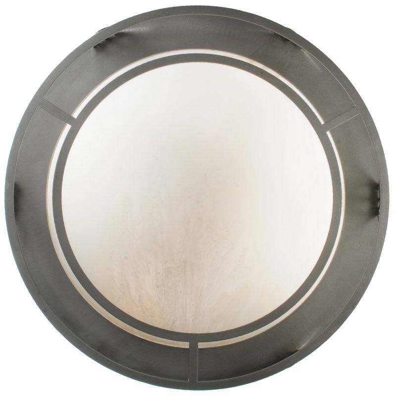 Nickel and Glass 4-Light Golf Pendant