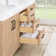 Aneysa 72'' Double Bathroom Vanity with Composite Stone Top