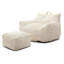 Fauteuil à billes Giant Plush avec accoudoirs et repose-pieds pour un confort et un soutien ultimes dans n'importe quelle pièce.-1637145329
