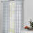 Cemya 100% Polyester Light Filtering Horizontal Stripped Curtain Panel with Rod Pocket Top -1654603256-1654603259