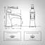 Robinet pour lavabo de salle de bain monotrou en cascade-86231545