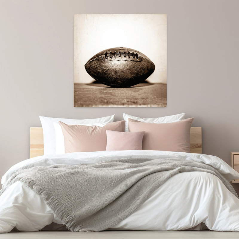 Art rétro football rétro, H 32 po x l 32 po