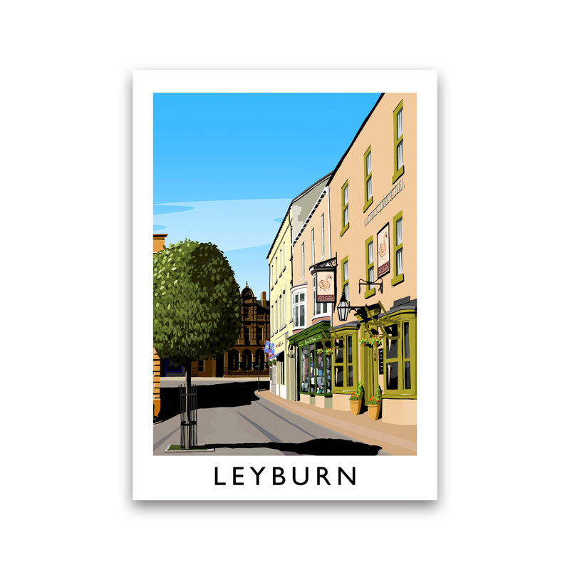 Leyburn 3 Portrait by Richard O'Neill - Print, 50cm H x 40cm W x 1cm D, Unframed