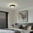 12 Inch Simple Drum Flush Mount