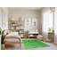 Tapis vert à motif floral-850114869