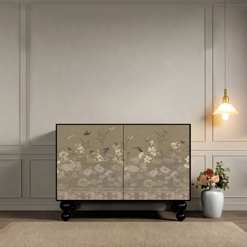 Armoire de rangement de salon rétro