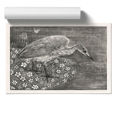 Heron by Theo van Hoytema - Frameless Print