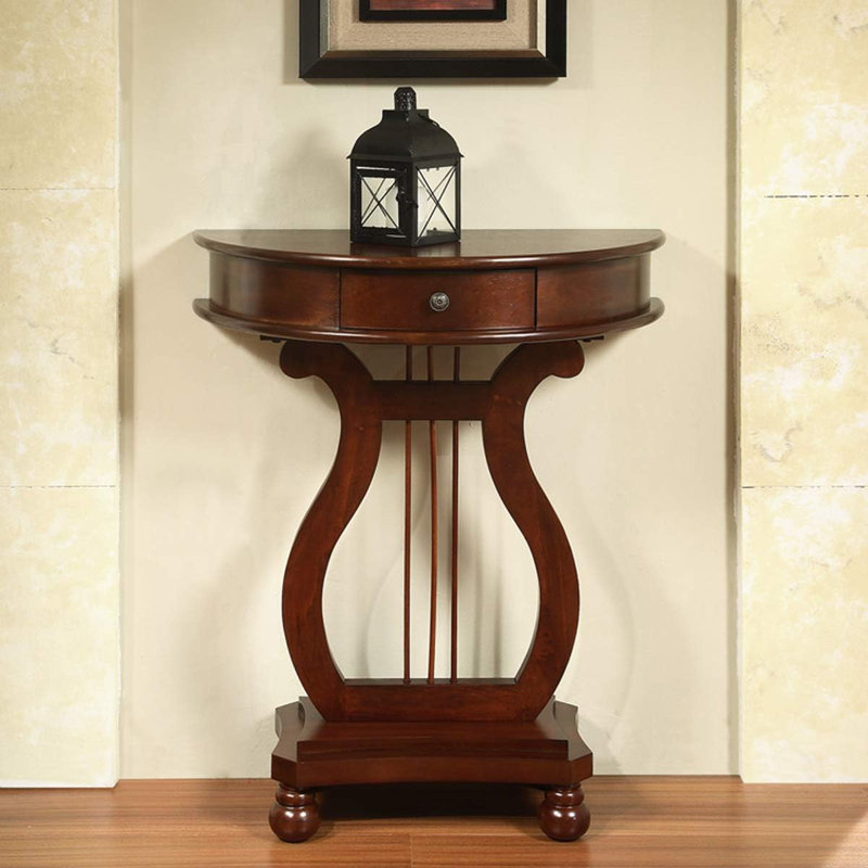 Buffet de salle à manger avec support intérieur en verre à pied Dufresne Classic Accents