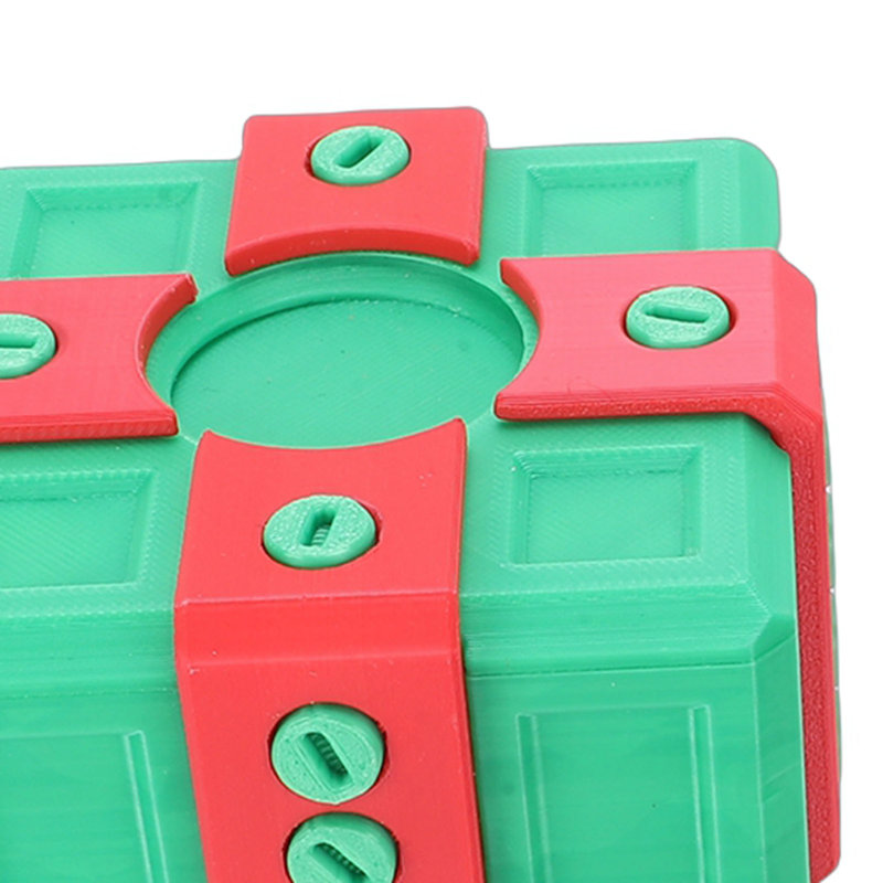 Boîte-cadeau agaçante avec vis imprimée en 3D
