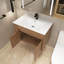 Meuble-lavabo simple 30 po avec comptoir en céramique Lawryn-1903160907
