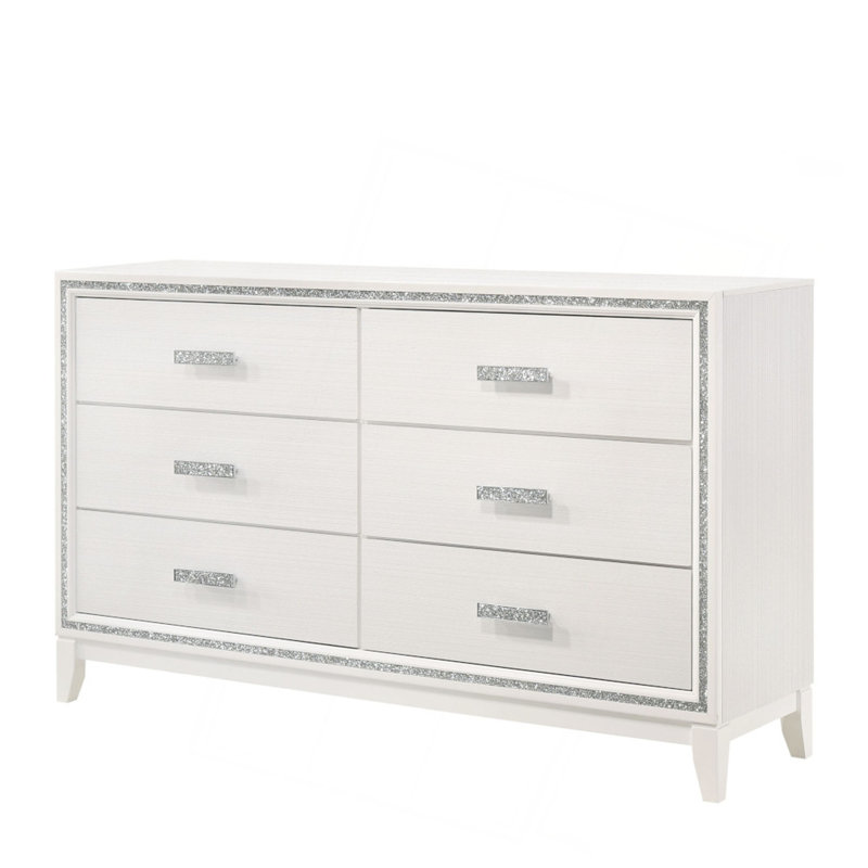 Commode à finition blanche, Blanc