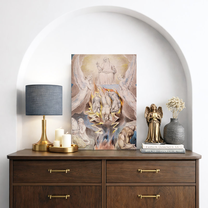Art du ciel et de l'enfer, «Angels and Souls», impression sur toile encadrée, H 18 po x l 12 po x P 1,5 po, Toile tendue