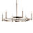 Tolani 6 - Light Wagon Wheel Chandelier-738509873-707100414