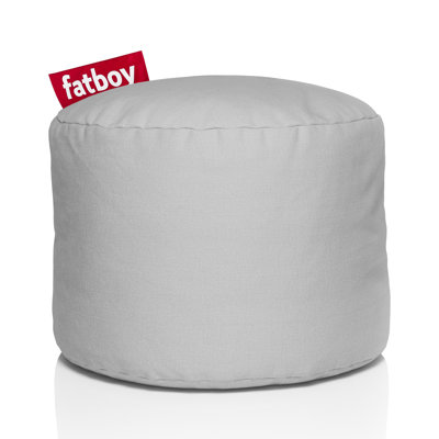 Point Stonewashed Pouf Ottoman