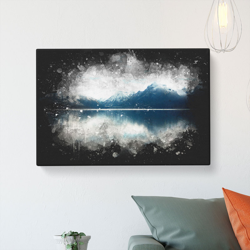 Lake McDonald Montana - Wrapped Canvas Painting, 50cm H x 76cm W x 3cm D