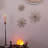 Glam Plants & Flowers Wall Decor on Crystal