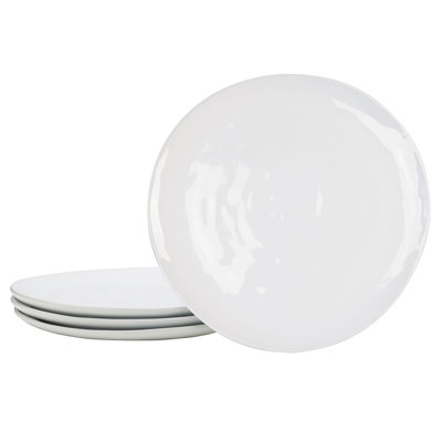 Assiette plate blanche Fitz and Floyd Everyday