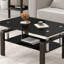 Table basse en verre trempé noir-1277601965