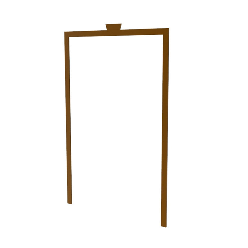 Fixturedisplays® Pre-Order Only 68.4 X 97.8 X 0.75" Double Door Front Door Entry Door Rectangular Wood Door 15912-Inside Trim