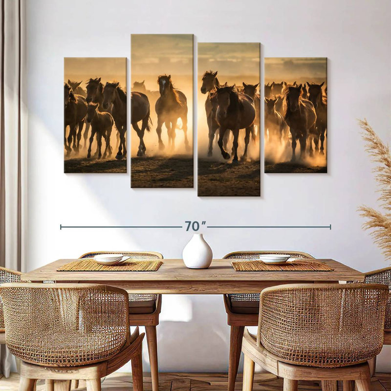 Chevaux de la Cappadoce Brampt, H 42 po x l 68 po