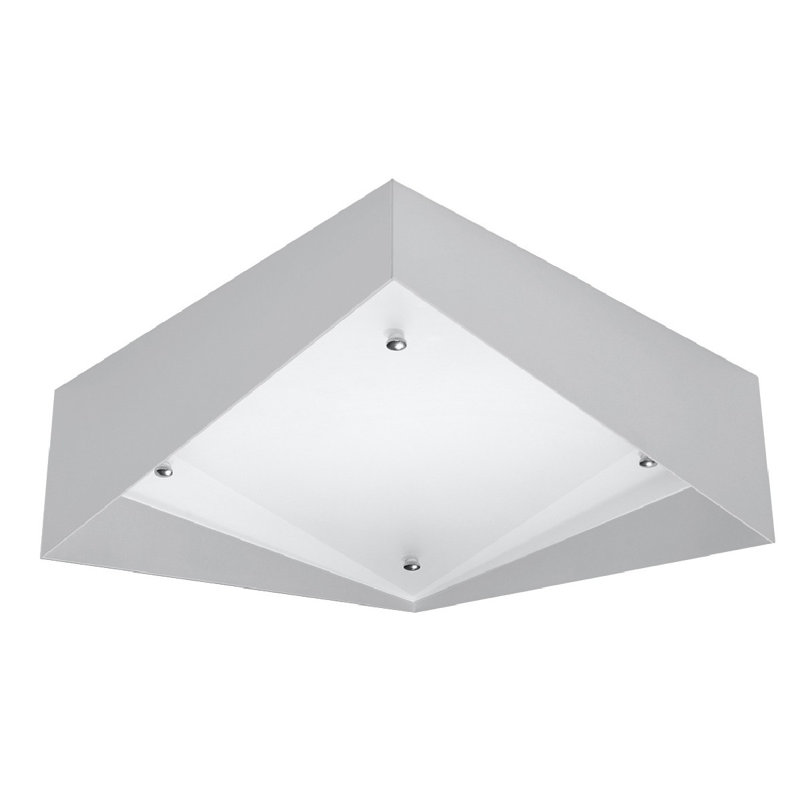 Armena LED Flush Mount, Szary