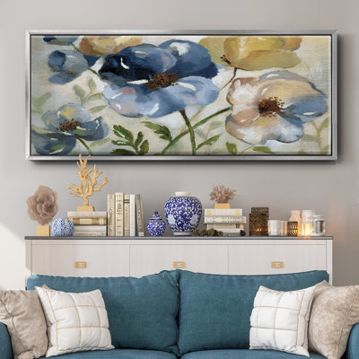 Winter Blooms- Framed Canvas