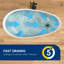 Baignoire de trempage profonde à surface solide 65 po Forma
