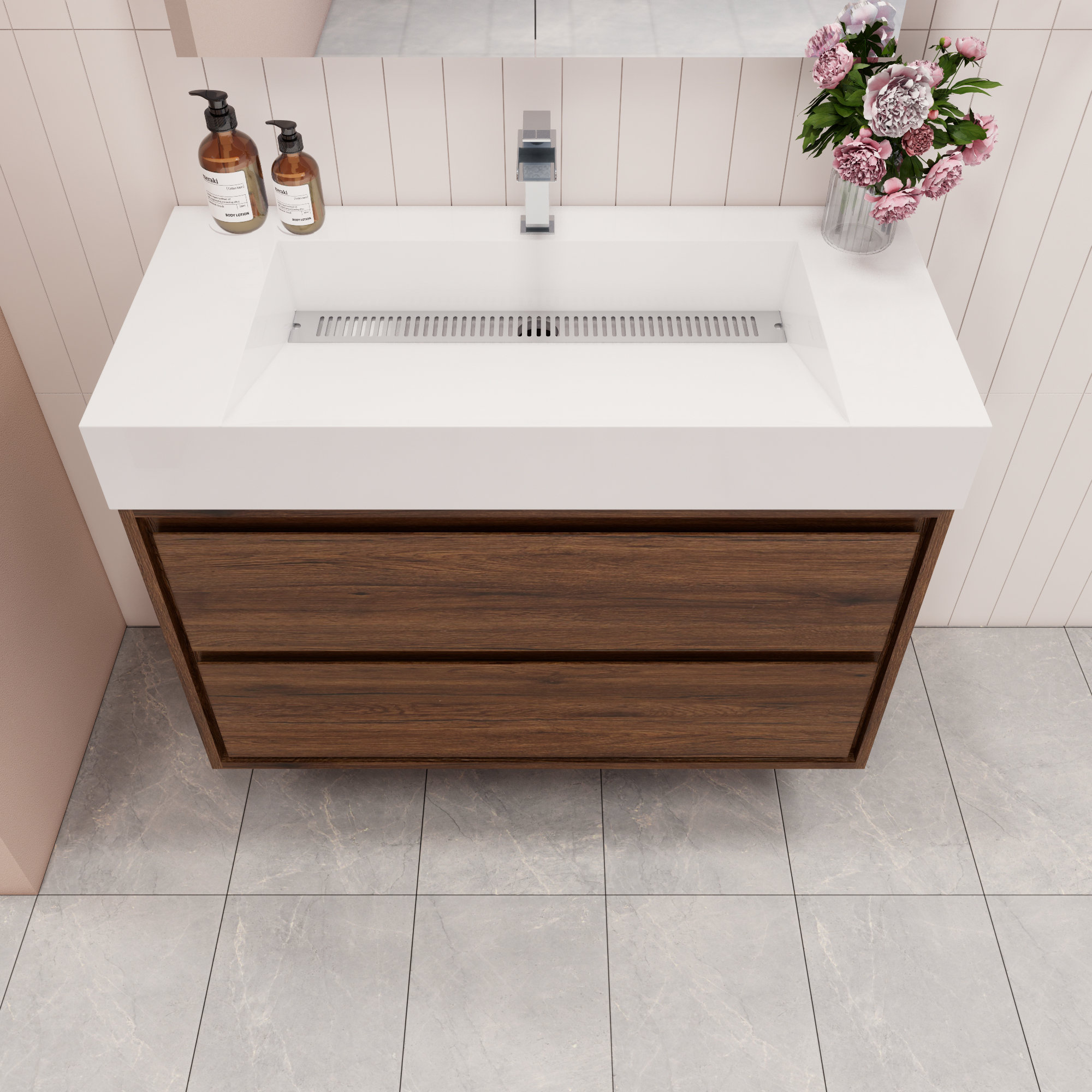 Better Vanity Victoria Bathroom Vanity Base Only - Wayfair Canada
