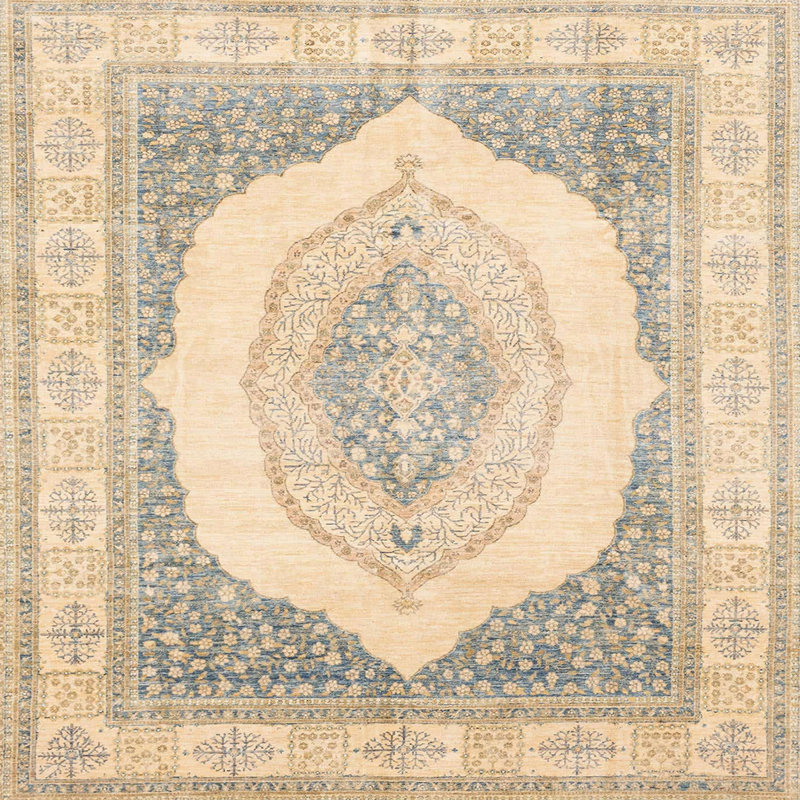 Abstract Indoor Rug, Square 8'