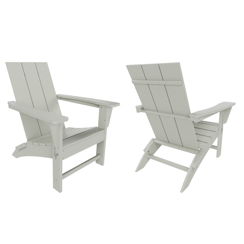 Joubert Foldable Outdoor Adirondack Set, Sand