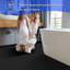 Carreaux de sol modulaires à emboîtement - Tapis antidérapants avec trous de drainage pour terrasse de piscine, patio, douche, cuisine, balcon, utilisation extérieure, noir