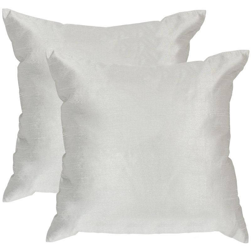 Coussin Luster, Argent/Gris