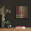 «Merry Christmas Patchwork III» par Sasha, Red Barrel Studio®, mur métallique-1049519930