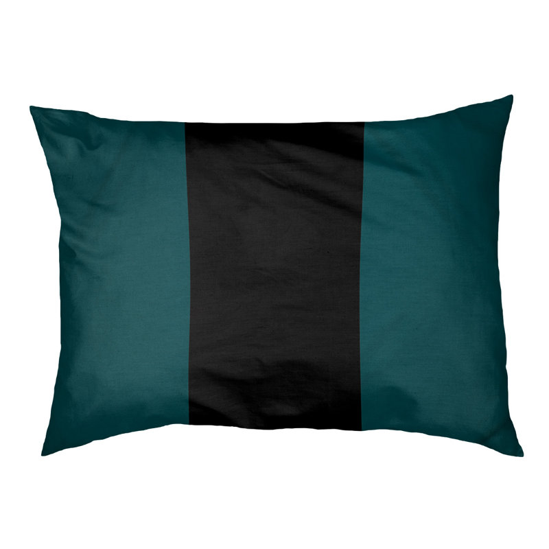 Coussin d'extérieur Memphis, Vert/noir, Très grand (l 50 po x P 40 po x H 17 po)
