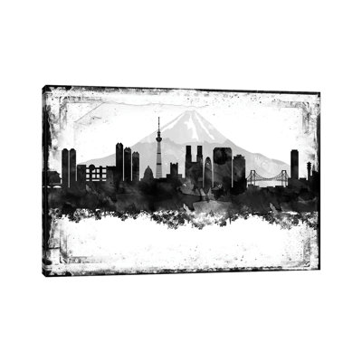 Tokyo Skylines 1 Piece Wrapped Canvas Painting