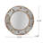MANGO WOOD / FITTED ROUND MIRROR