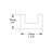 0.75'' H x 78.75'' W x 1.13'' D Plastic Crown