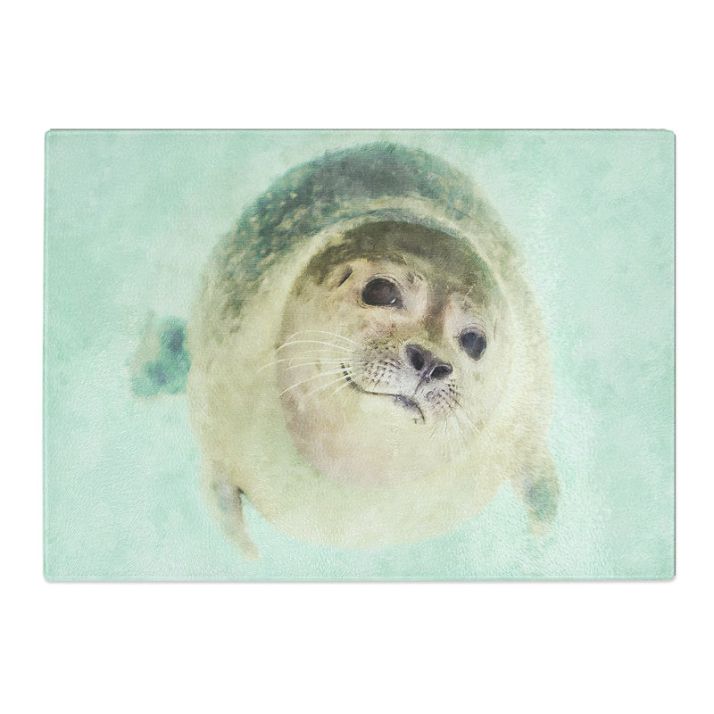 Seal Chopping Board, 0.4cm H x 28.5cm W x 39cm L