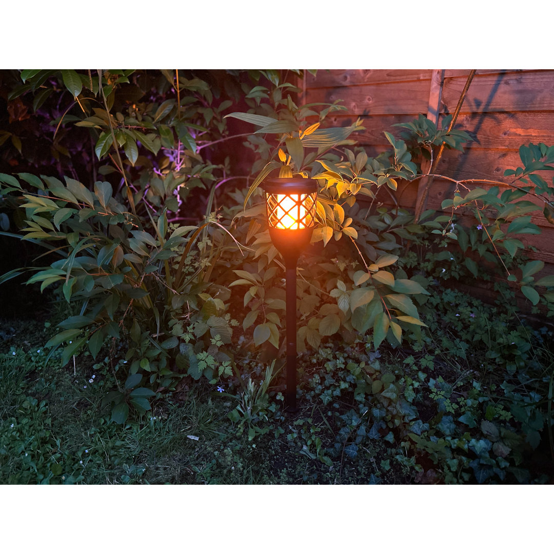 YourHome Solar Matte Black Low Voltage Integrated LED Pathway Light Pack