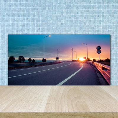 50cm W x 100cm L Glass Peel and Stick Panel