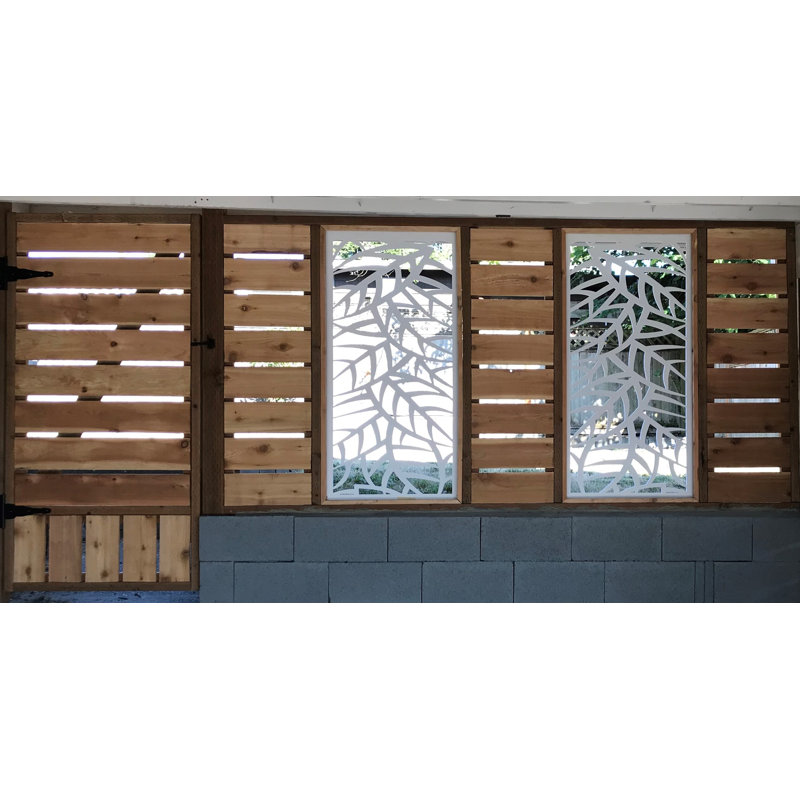 White Leaf Veins PVC Decorative Wall Panel, 48" x 24"