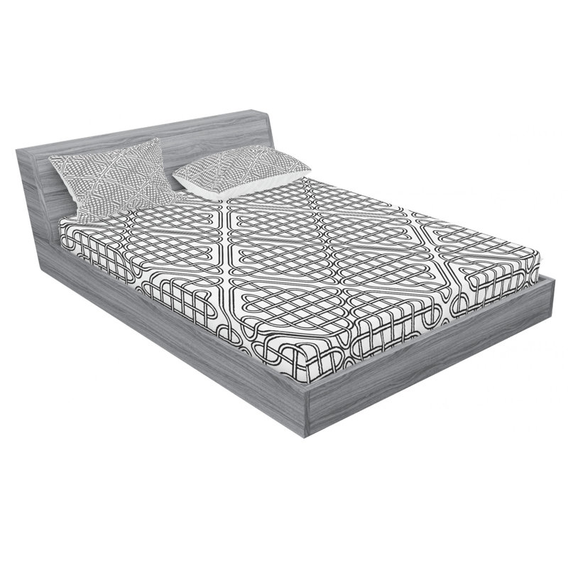 Microfiber Sheet Set, Queen Sheet Set with Fitted Sheet