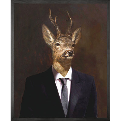Buck 2 by Angela Rossi - Single Picture Frame Print on Canvas