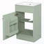 Meuble-lavabo de salle de bain avec lavabo et tablette de porte et tablette réglable-879807600