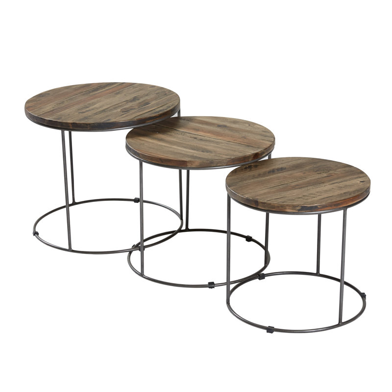 Ferris Frame Nesting Tables, Brown