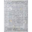 Wool Oriental Area Rug in Gray/Light Blue/Ivory-452402483