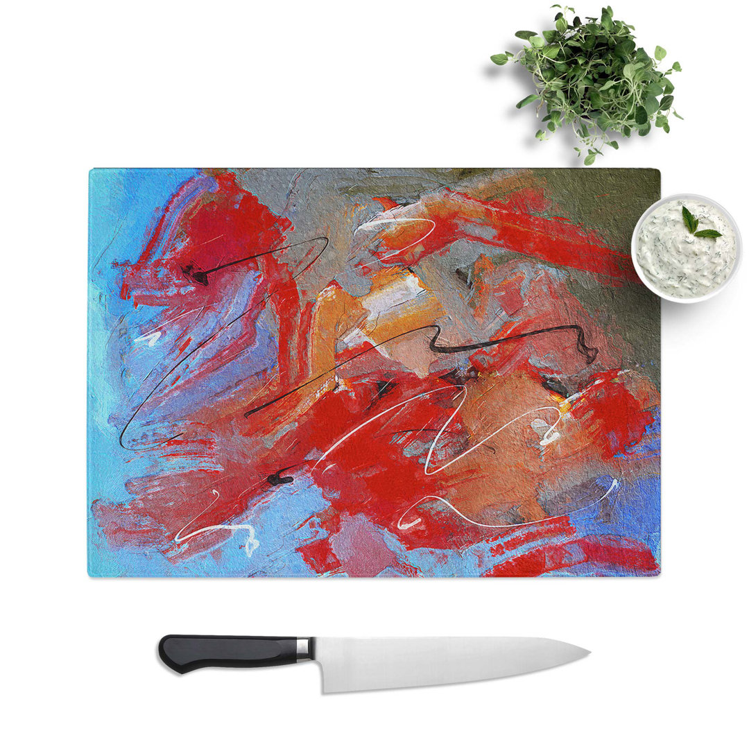 Tempered Glass Art Painting Vol.82 Chopping Board